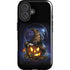 Halloween Cat and Jack O Lantern Pumpkin by Sarah Richter iPhone 16 Plus Magsafe Impact Case